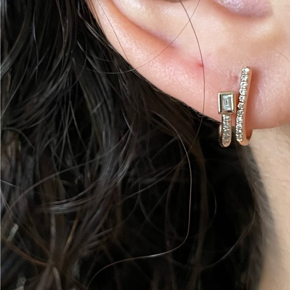 Elegant 14k Rose Gold Earrings